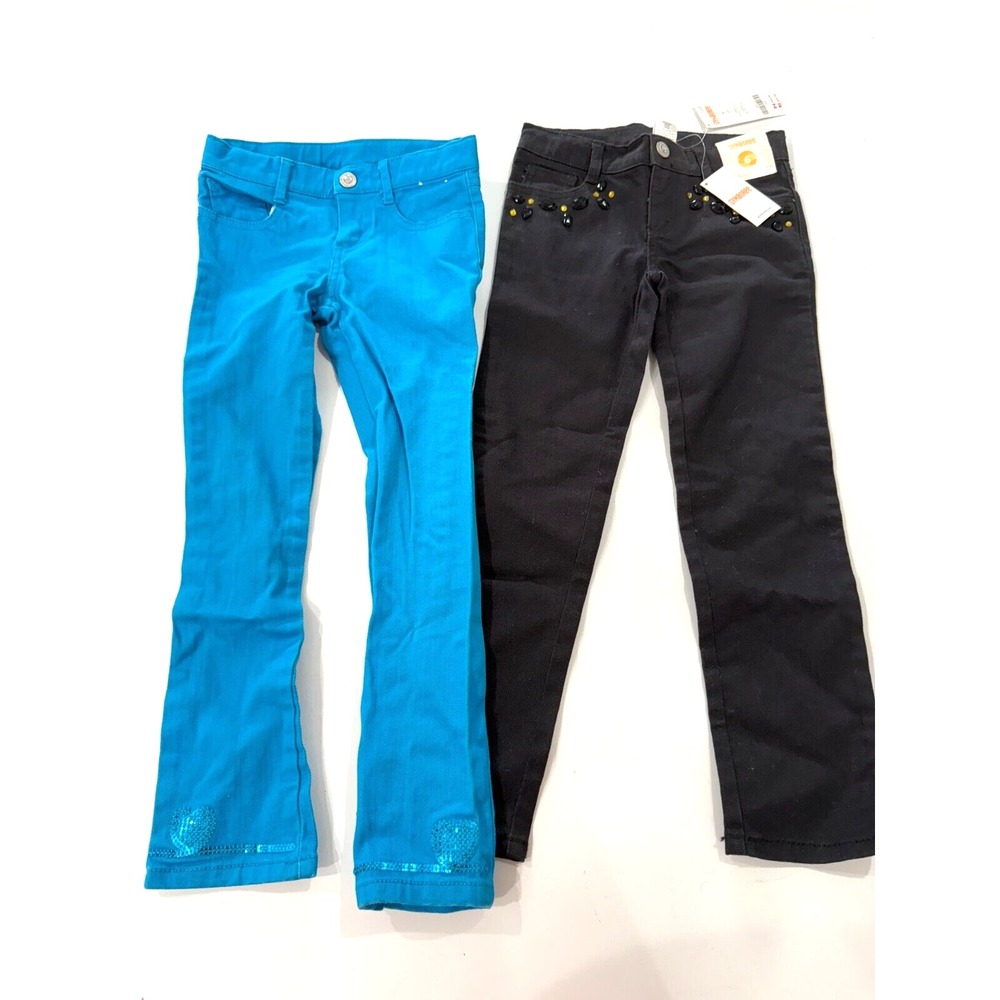 2 Gymboree Size 6 Girls Jean Bundle Pants (1 NWT + 1 NWOT)